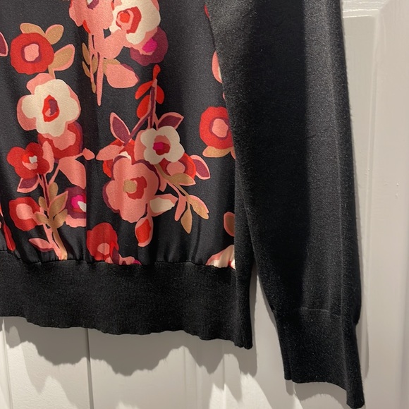 Like New Kate Spade ♠️ Floral Long Sleeve Turtleneck Sweater - Picture 6 of 12